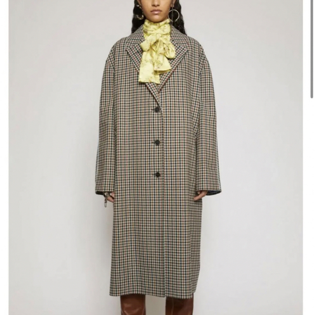 定番人気! EDIT.FOR チェックロングコート Studios Acne - LULU