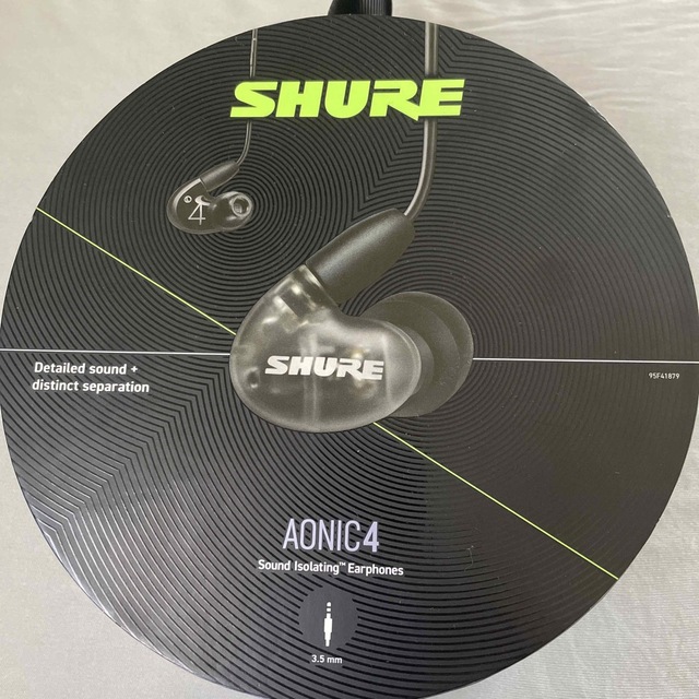 SHURE AONIC4 ブラック 美品 スマホ/家電/カメラのオーディオ機器(ヘッドフォン/イヤフォン)の商品写真