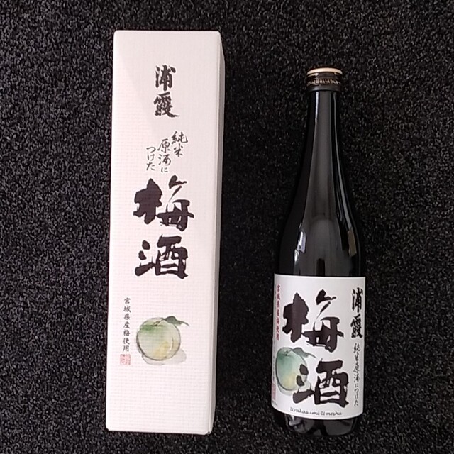 5☆大好評 浦霞 純米原酒につけた梅酒 720ml<br><br>