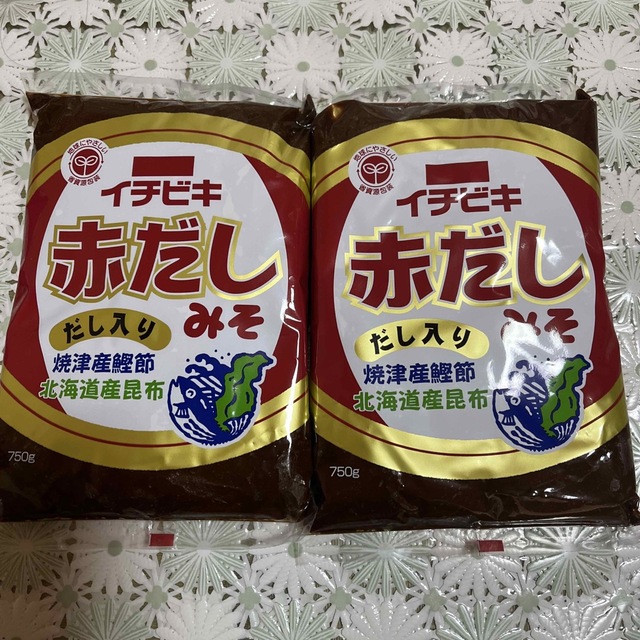 イチビキ 赤だしみそ だし入り 750g×2