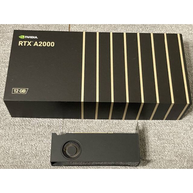 NVIDIA RTX A2000 12G NVIDIA BOX【中古美品】