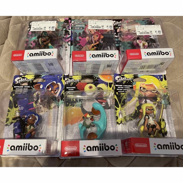 新品未使用 Nintendo Switchネオンカラー  amiibo セット