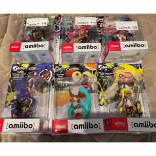 ニンテンドースイッチ(Nintendo Switch)の新品未開封！ amiibo スプラトゥーン　6点セット　(その他)