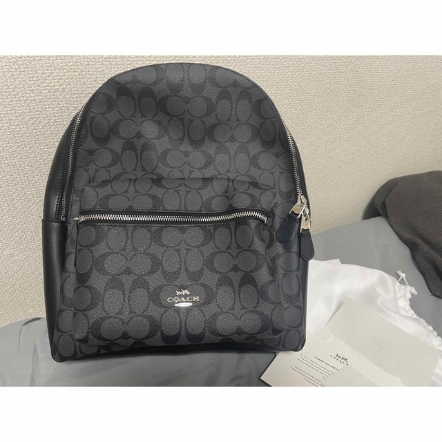 COACH 大容量✨ゴッサム バックパック シグネチャー レザー A4 PC収納