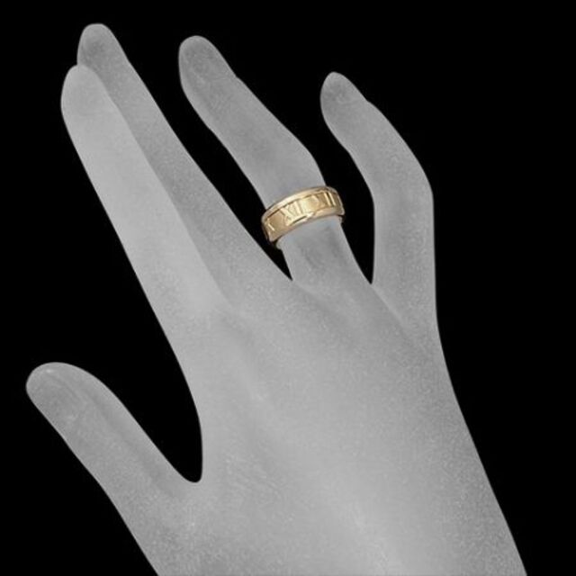 国内正規品】 & Tiffany Co. K18YG 7.5号 リング アトラス TIFFANY&Co
