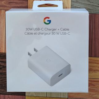 グーグル(Google)のGoogle 30W充電器  ケーブル(バッテリー/充電器)