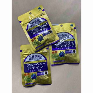 小林製薬栄養補助ブルーベリー・ルテイン・メグスリノ木約30日分60粒3個セット(その他)