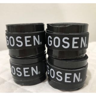 ゴーセン(GOSEN)のGOSEN グリップテープ 4個★迅速発送 黒色 ゴーセン マイバチ✳︎色変更可(その他)