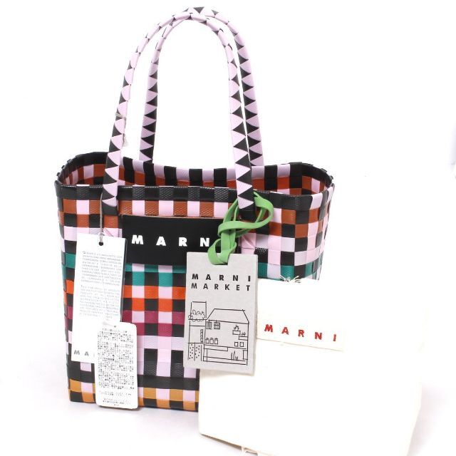 サイズ‐実寸【正規品・新品】 MARNI MARKET MINI BASKET BAG