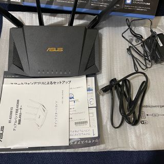 エイスース(ASUS)のasus RT-AX3000 V2 wifiルーター(PC周辺機器)