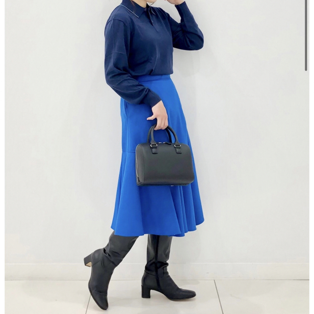 UNIQLO(ユニクロ)のユニクロ JW ANDERSON フレアスカート 70サイズ ブルー レディースのスカート(ロングスカート)の商品写真