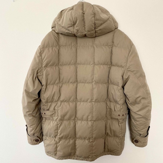 希少 90s RALPH LAUREN ダウンコート ボア 羊毛皮 くすみカラー