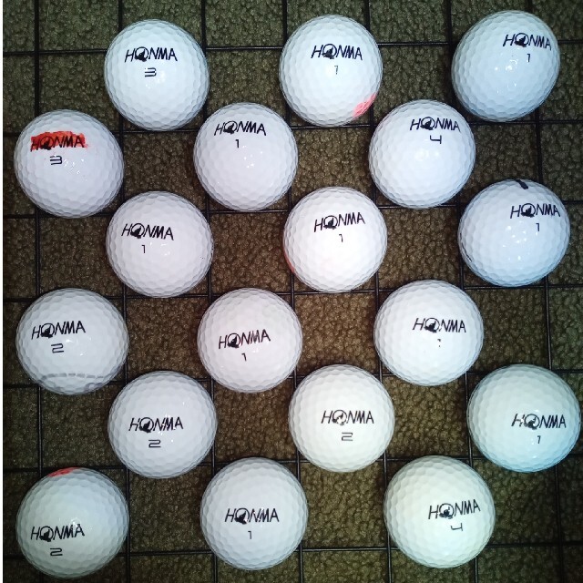 本間ゴルフ(ホンマゴルフ)のホンマA1(18球A〜AB)ロストボール スポーツ/アウトドアのゴルフ(その他)の商品写真