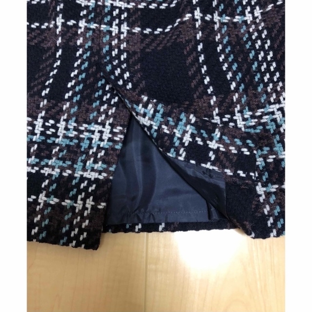 JUSGLITTY(ジャスグリッティー)のJUSGLITTY チェックタイトスカート レディースのスカート(ひざ丈スカート)の商品写真