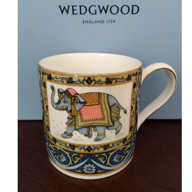 ウェッジウッド　WEDGWOOD ブルーエレファント　マグカップ5個