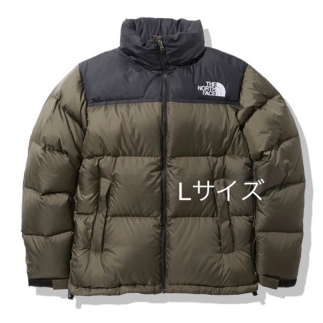 THE NORTH FACE(ザノースフェイス)のノースフェイス　ヌプシジャケットダウン　L  ニュートープ メンズのジャケット/アウター(ダウンジャケット)の商品写真