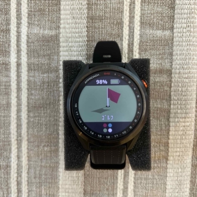 美品 Garmin Approach S42 ブラック 【2022最新作】 16000円引き www