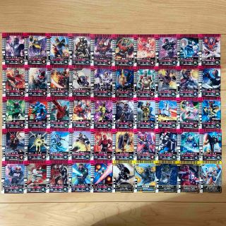 カメンライダーバトルガンバライド(仮面ライダーバトル ガンバライド)の美品☆ディケイドライバー対応☆ガンバライドカード50枚セット☆ディケイドベルト(特撮)