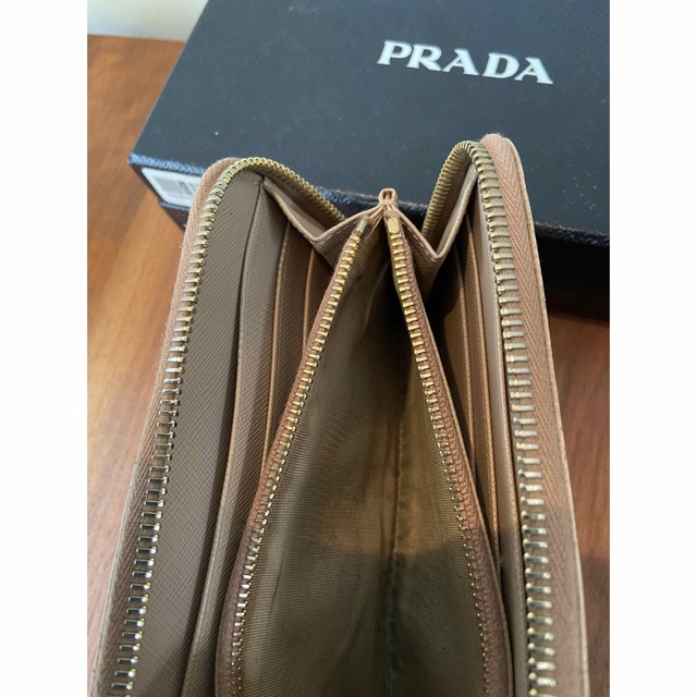 PRADA - プラダ リボン 長財布 サフィアーノ レザー ベージュの通販 by