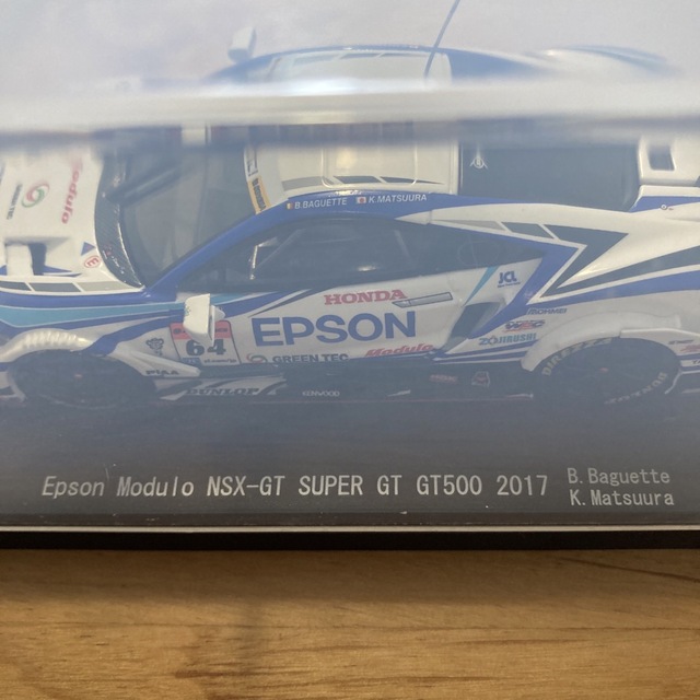 SUPER GT Epson Mudulo NSX-GT GT500 2017 エンタメ/ホビーのおもちゃ/ぬいぐるみ(ミニカー)の商品写真