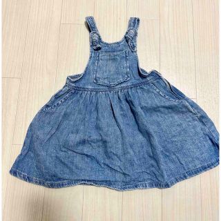 ザラキッズ(ZARA KIDS)のZARA kids デニムジャンパースカート 92(ワンピース)