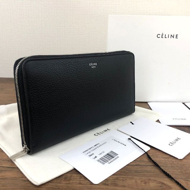 素敵な celine - 257 ブラック ジップウォレット CELINE 極美品 財布