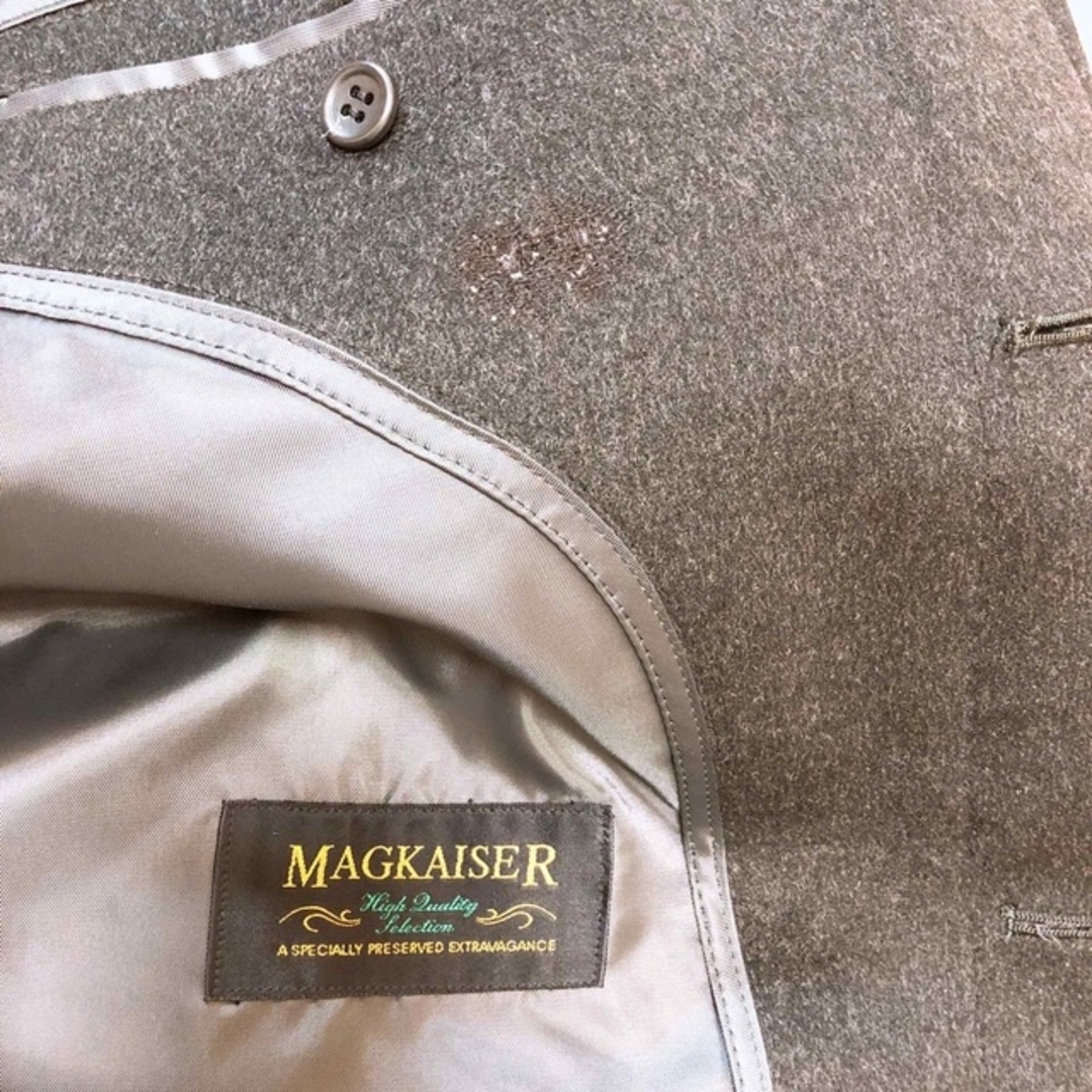 マグカイザー　高級カシミヤコート　メンズ　ロングコート　magkaiser