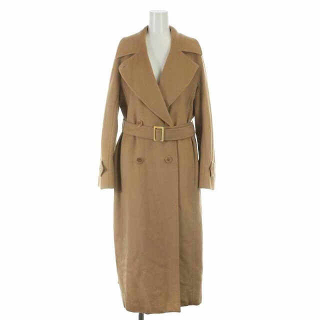 最新の激安 Max Mara - MAX MARA ロングコート キャメル ダブルボタン