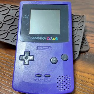 ゲームボーイ(ゲームボーイ)のゲームボーイカラー （パープル）(家庭用ゲーム機本体)