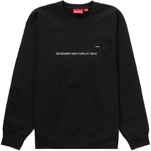 NY店舗限定 supreme shop small box crewneck