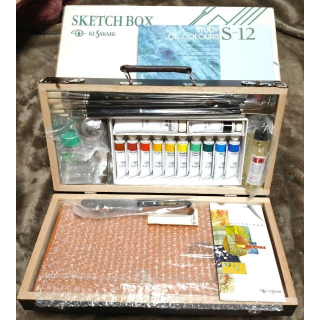 ほぼ未使用 クサカベ油絵具 スケッチボックス KUSAKABE セット 高評価