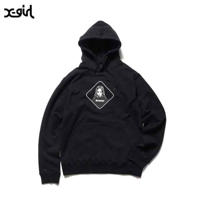 トップス21aw fcrb「X-girl SUPPORTER  HODIE」XL 未使用