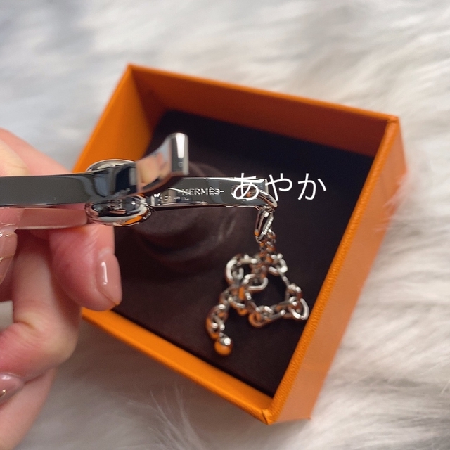 HERMES　エルメス　グローブホルダー　シルバー