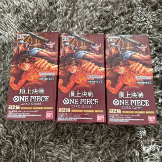 ワンピース(ONE PIECE)の新品 ONE PIECE ブースターパック 頂上決戦 3box(Box/デッキ/パック)