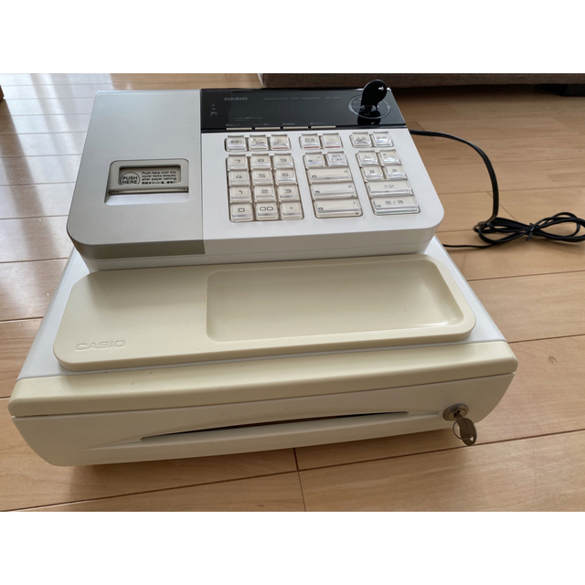 カシオ CASIO レジスター SE-S10 ホワイト シルバー 中古 美品