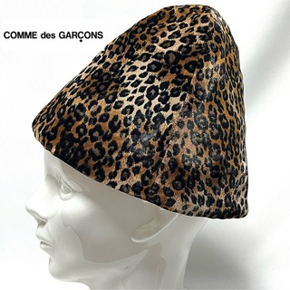 コムデギャルソン(COMME des GARCONS)の【新品】レアtao COMME des GARÇONS 日本製レオパード&ロゴ(ハット)