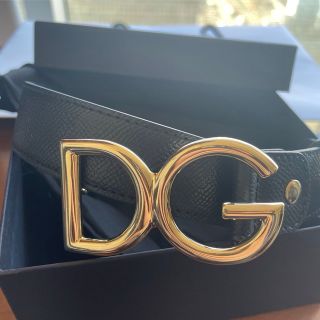 ドルチェアンドガッバーナ(DOLCE&GABBANA)のドルチェ＆ガッバーナ　DGロゴプレート　ベルト(ベルト)