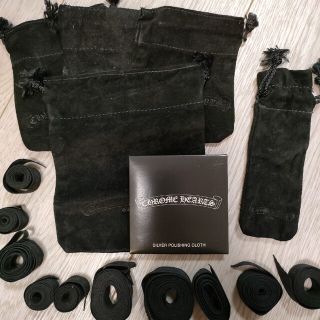 クロムハーツ(Chrome Hearts)のクロムハーツ　巾着袋　リボン　ポリッシュクロス(その他)