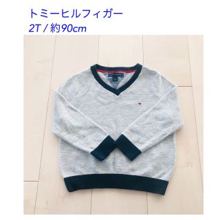 トミーヒルフィガー(TOMMY HILFIGER)の★Ma様 トミーヒルフィガー　グレーニット　2T/約90-95cm(ジャケット/上着)