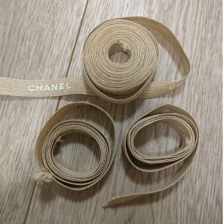 シャネル(CHANEL)の正規品　シャネル　ロゴ　麻リボン(その他)