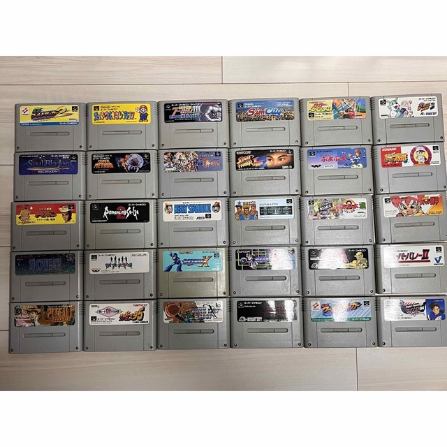 スーパーファミコン カセット30本セット - 家庭用ゲームソフト