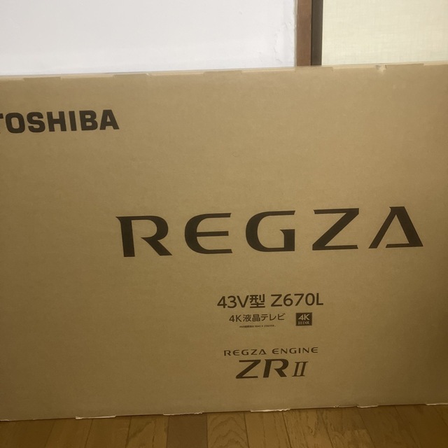 東芝(トウシバ)のyyaoue様専用　43V型 4K液晶テレビ REGZA 43Z670L スマホ/家電/カメラのテレビ/映像機器(テレビ)の商品写真