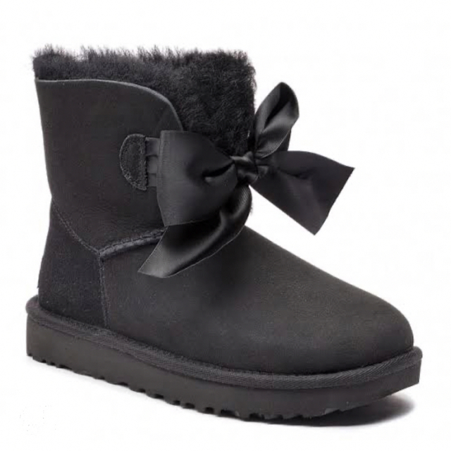 ◆新品未使用◆UGG W GITA  BOW MINI◆BLACK 6 23㎝