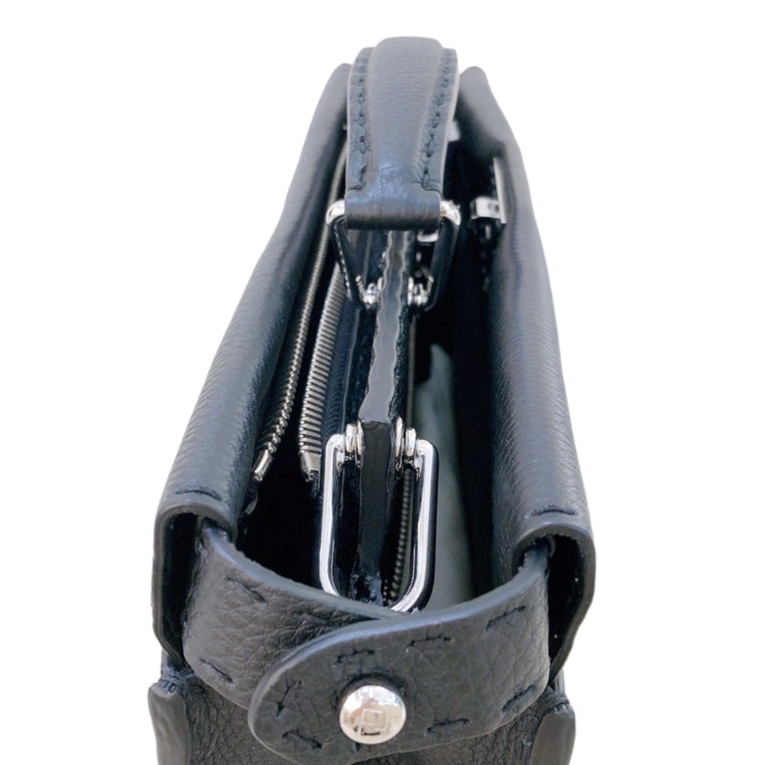 フェンディ FENDI セレリアピーカブー フィット 7VA406 ブラック シルバー金具 カーフ メンズ ブリーフケース