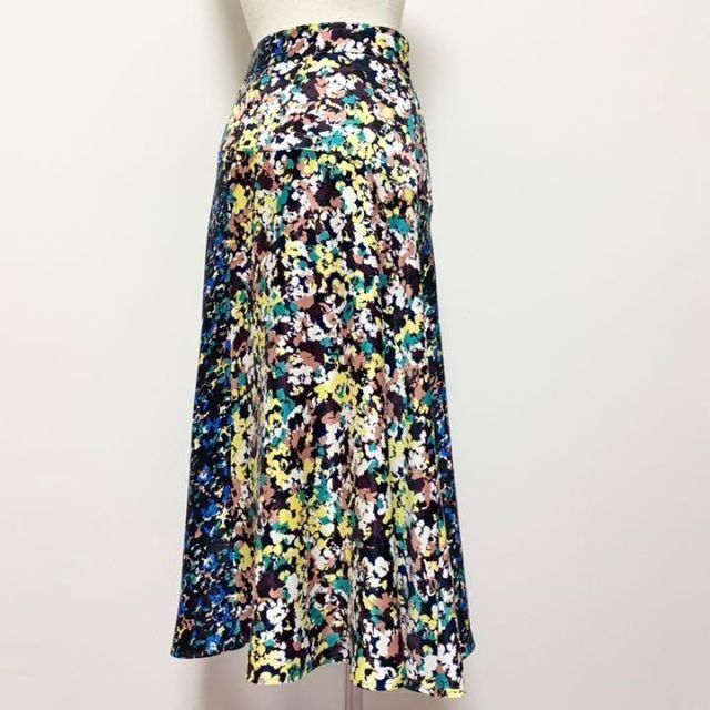 定価2.5万】DES PRÉS デプレ アシンメトリー 花柄 ロングスカート 数量