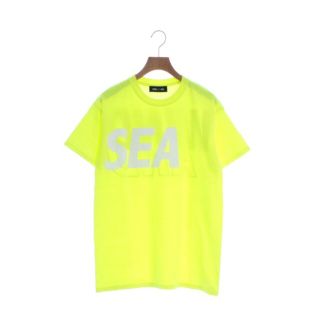 ウィンダンシー(WIND AND SEA)のWIND AND SEA ウィンダンシー Tシャツ・カットソー M 蛍光イエロー 【古着】【中古】(Tシャツ/カットソー(半袖/袖なし))