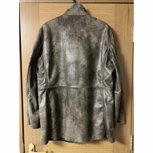 しまむら(シマムラ)のメンズ　冬コート　スウェード調　L メンズのジャケット/アウター(レザージャケット)の商品写真