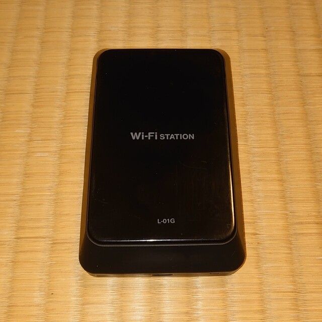 NTTdocomo(エヌティティドコモ)のWi-Fi STATION L-01G ドコモ 本体のみ！動作未確認！ジャンク！ スマホ/家電/カメラのスマートフォン/携帯電話(その他)の商品写真