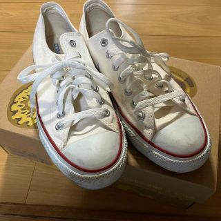 コンバース(CONVERSE)のconverse コンバース　白　27センチ(スニーカー)