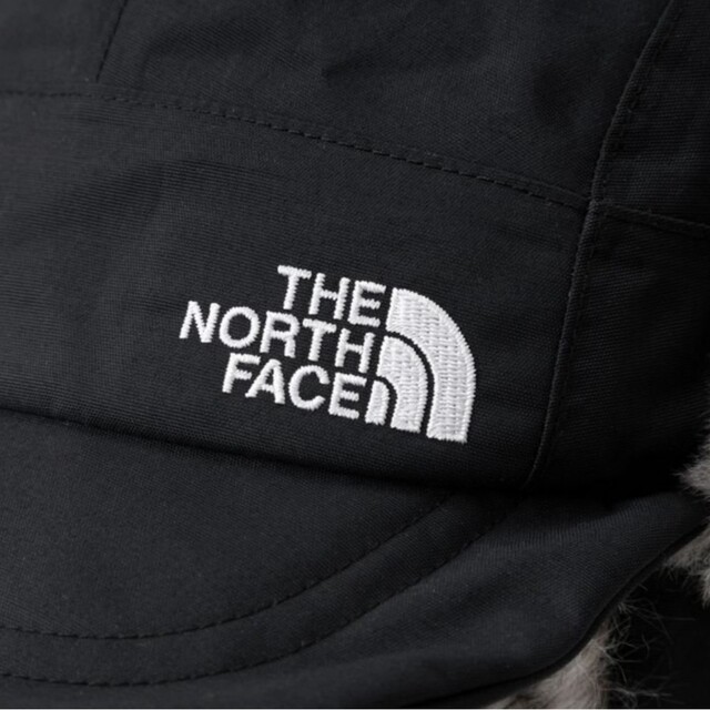 THE NORTH FACE(ザノースフェイス)の【新品】ノースフェイス　フロンティアキャップ　L　黒　ブラック　寒冷地　ボンバー メンズの帽子(キャップ)の商品写真